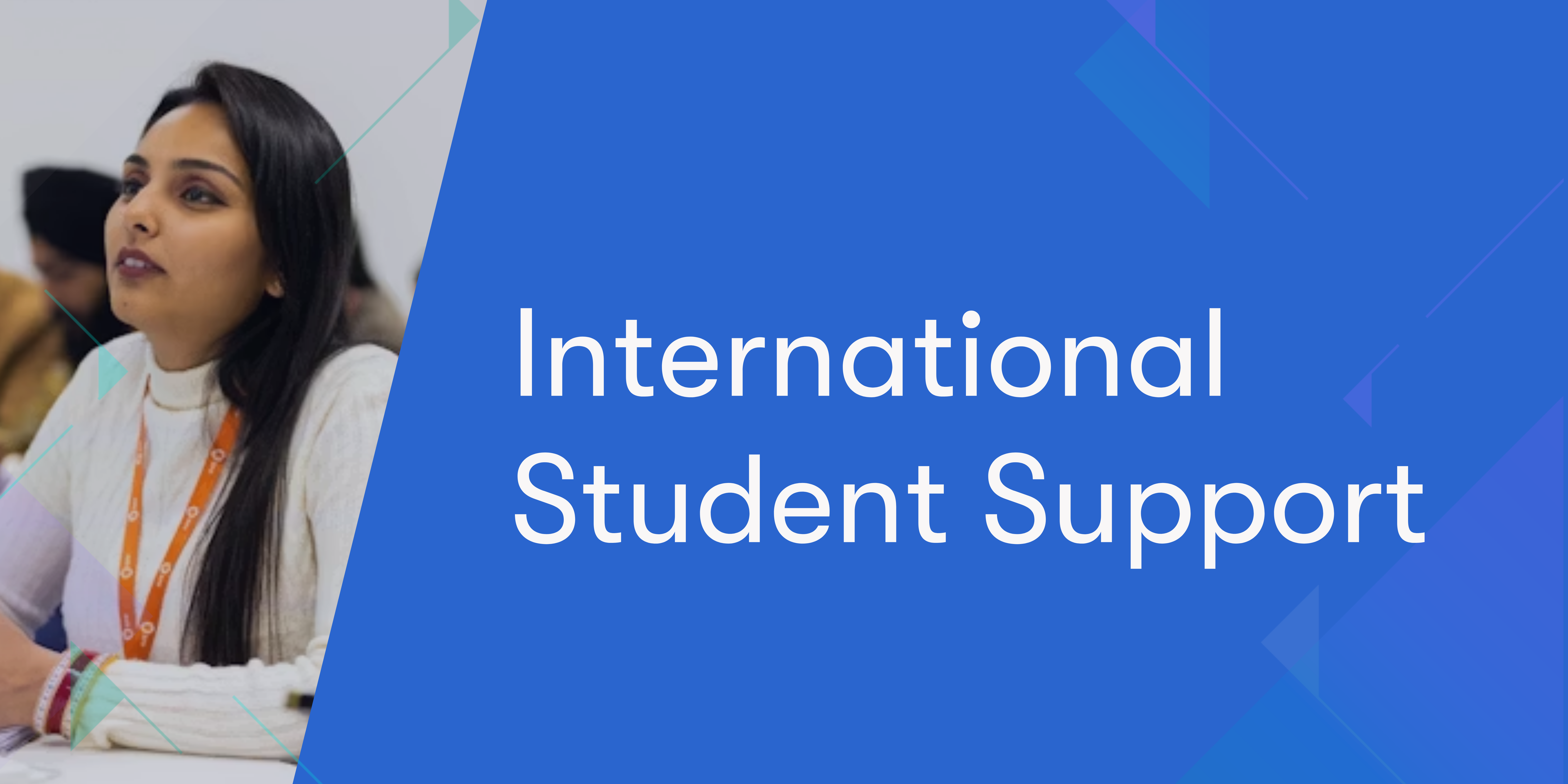 navigation button to learn more about what support there is for international students