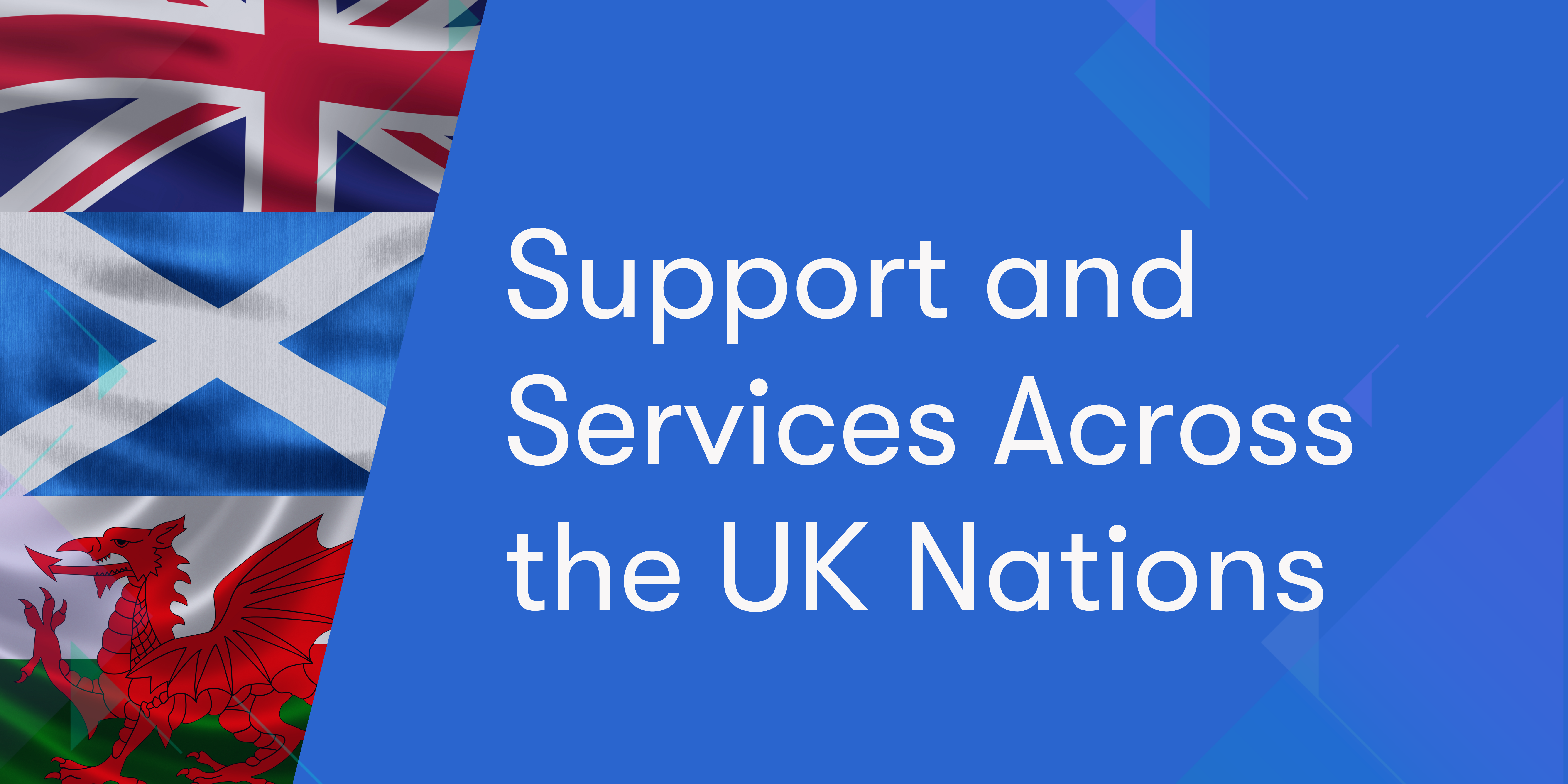 Navigation button to learn more about Support and Services Across the UK Nations