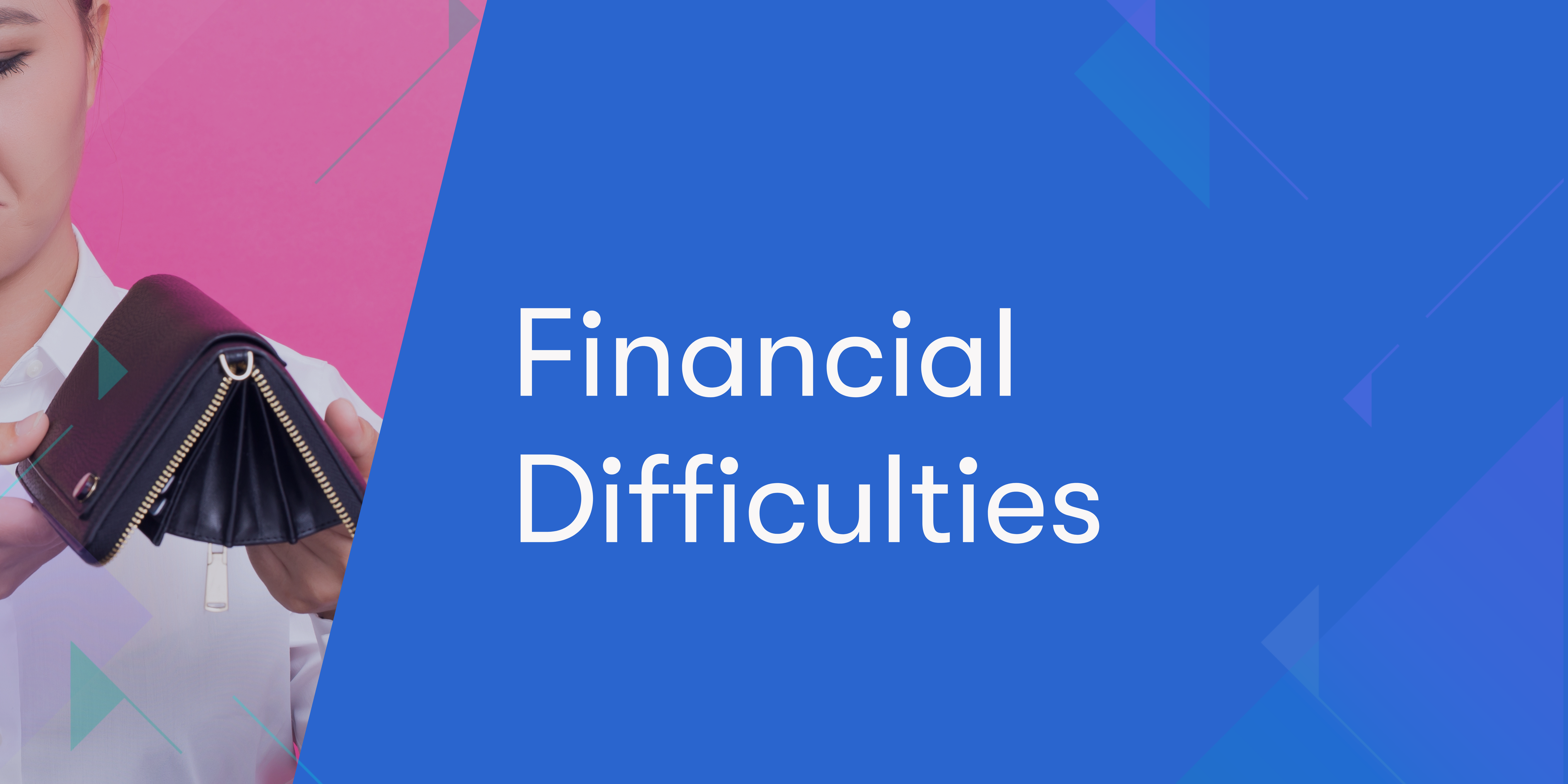 Navigation button to learn more about Financial Difficulty support options