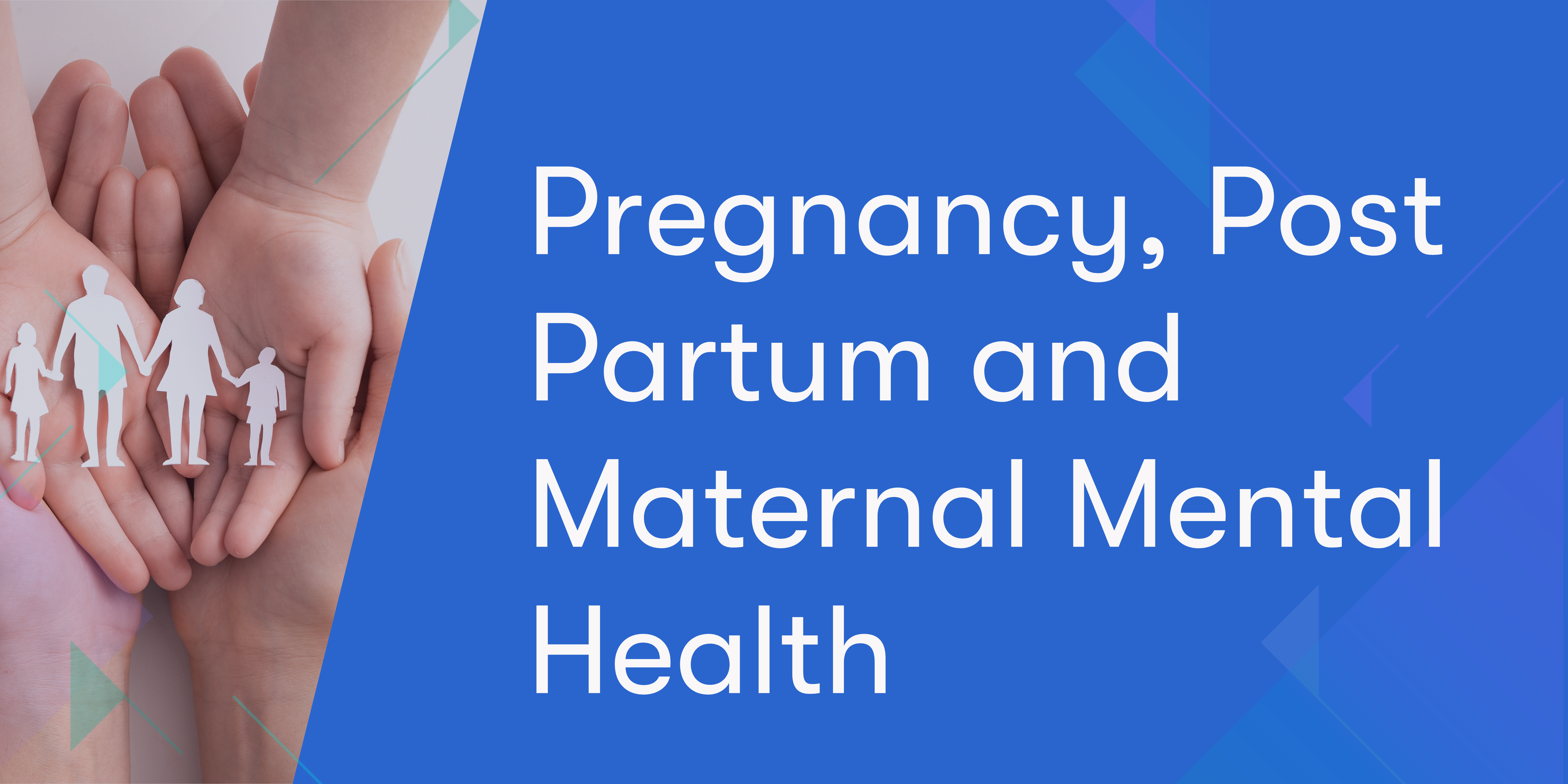 Navigation button to learn more about Pregnancy, Post Partum and Maternal Mental Health